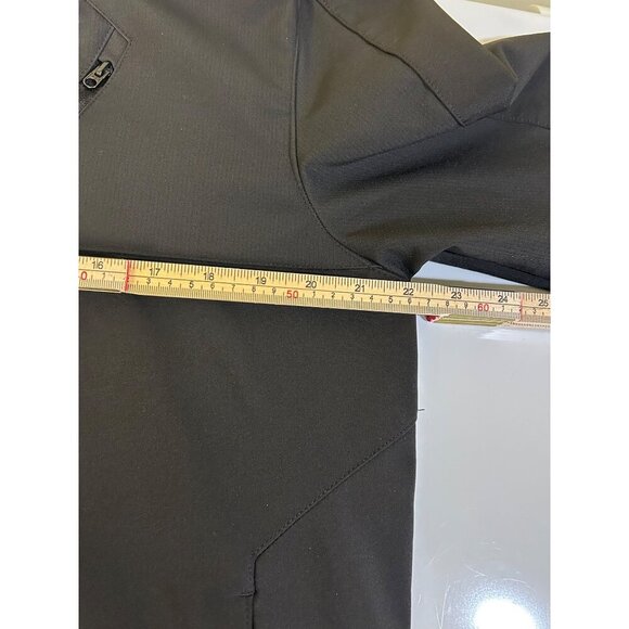 Xersion Men's Black Soft Shell Windproof Water Resistant Jacket Hooded Sz medium - Picture 7 of 9